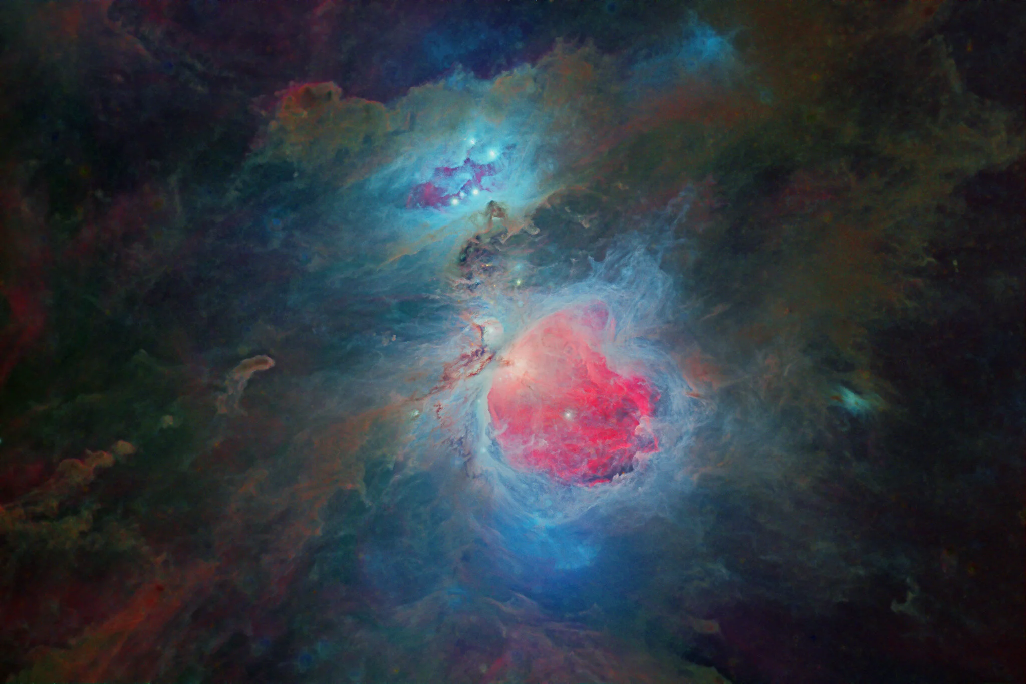 A Starless View Of The Orion Nebula