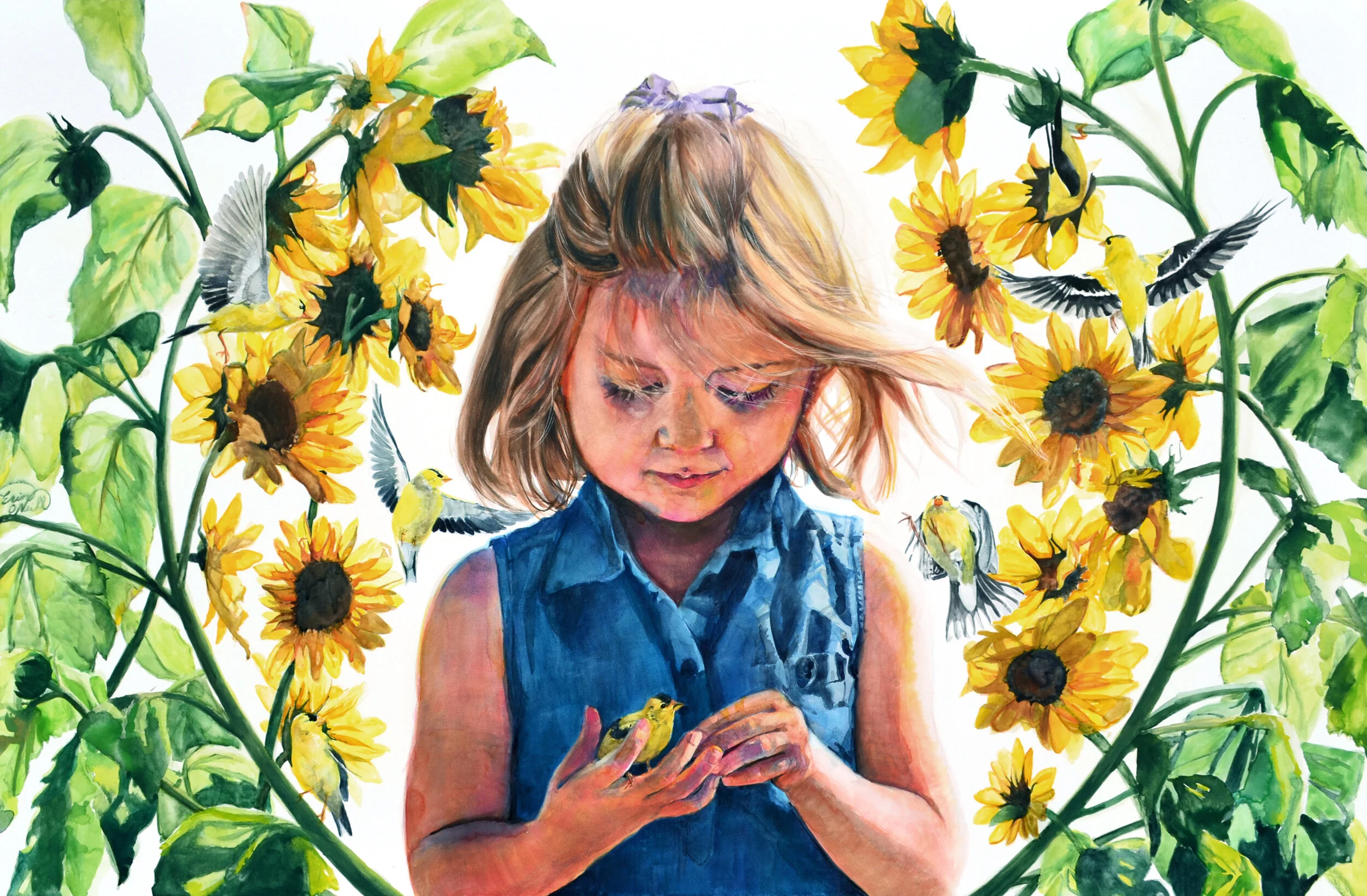 Sanctuary and Seven Goldfinches, 2021