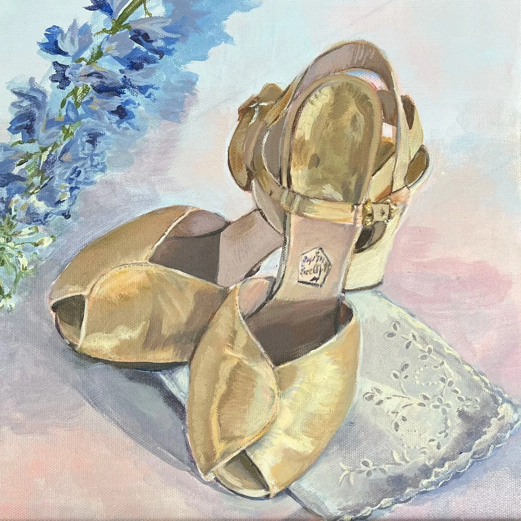 12x12 Wedding Shoes still life