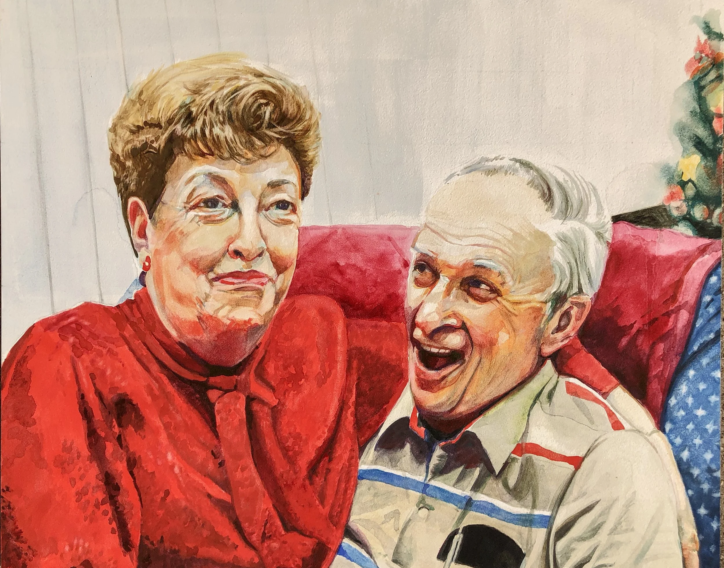 18x22 Portrait of grandparents