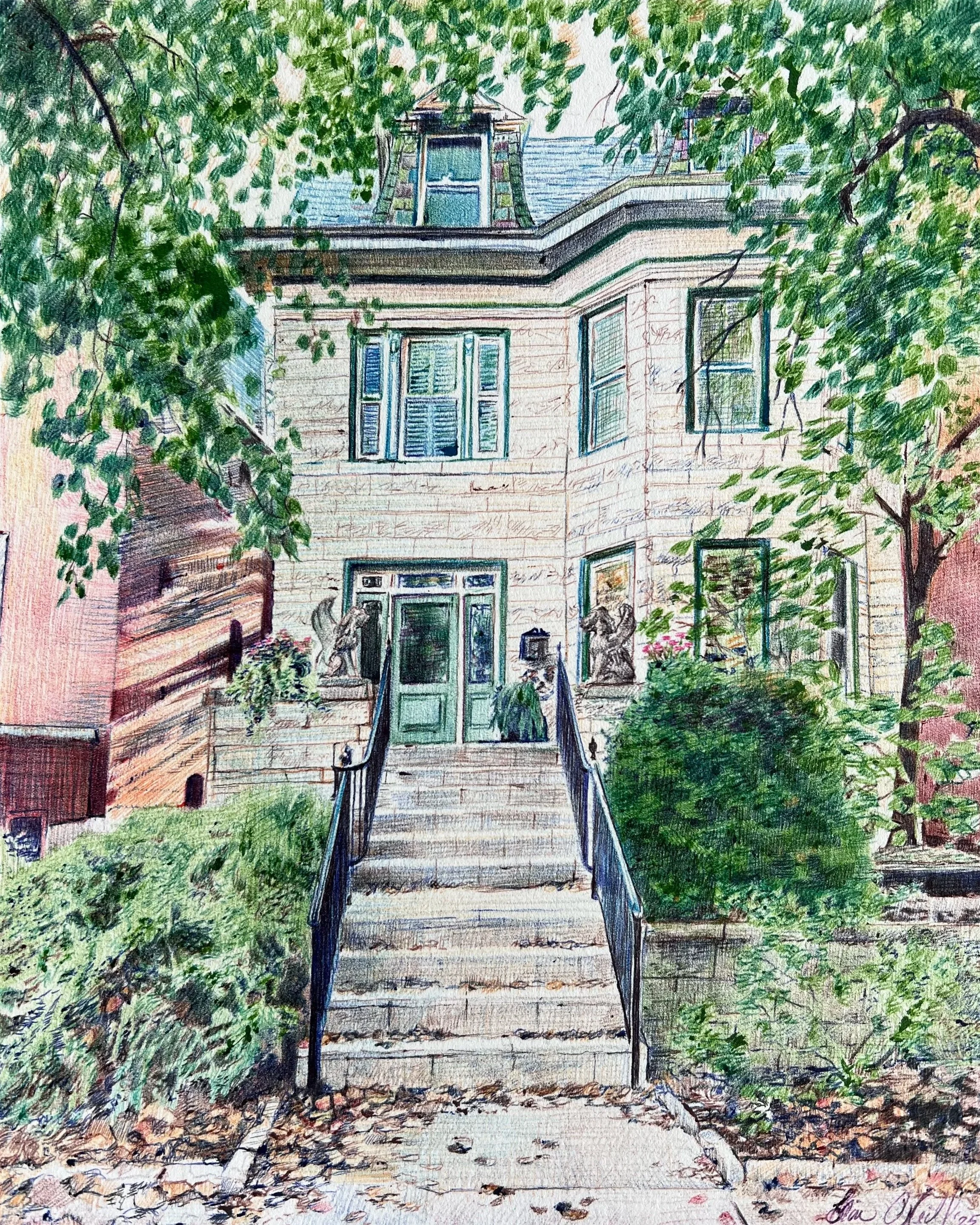 12x9 Portrait of Home