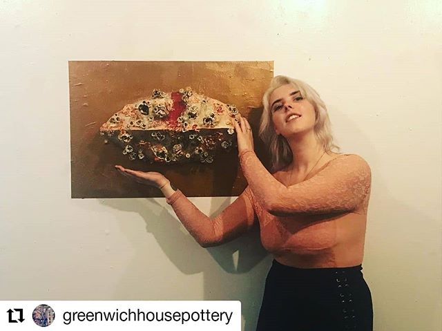 💕😊💃
More photos to come from the show! #Repost @greenwichhousepottery
&bull; &bull; &bull; &bull; &bull; &bull;
Congrats to GHP&rsquo;s @chloetheodosiou for a great solo show this weekend at The Living Gallery! (And welcome to the team!!)
&mdash;&