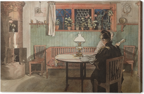 “When the Children have Gone to Bed,” Carl Larsson (1895, Sweden).