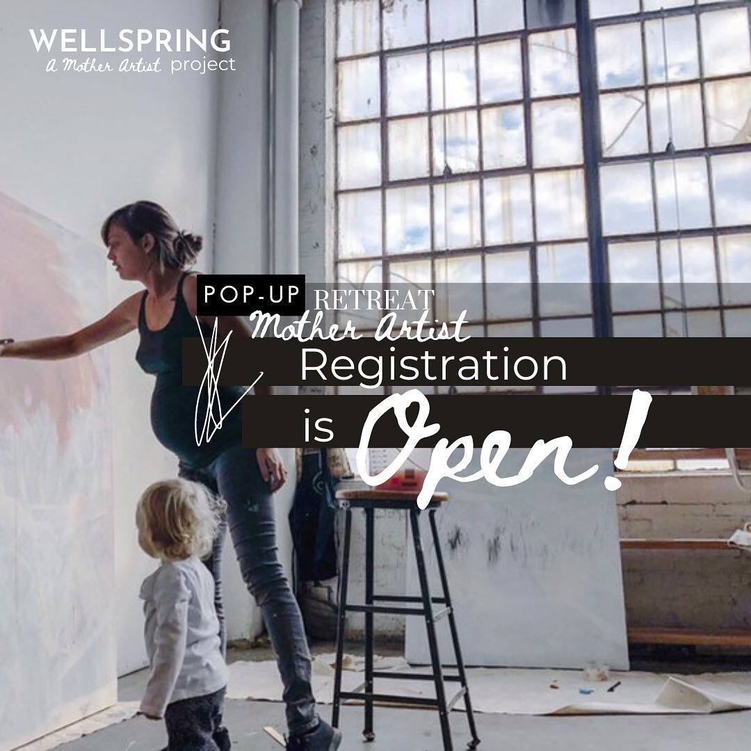 I&rsquo;m so excited!!!! Head over to @wellspringmotherart for all the details and to REGISTER! 

Let us know if you have any questions. Not a mother artist, or too far from Philly or St. John&rsquo;s, MN? Check out the opportunity to SUPPORT a mothe