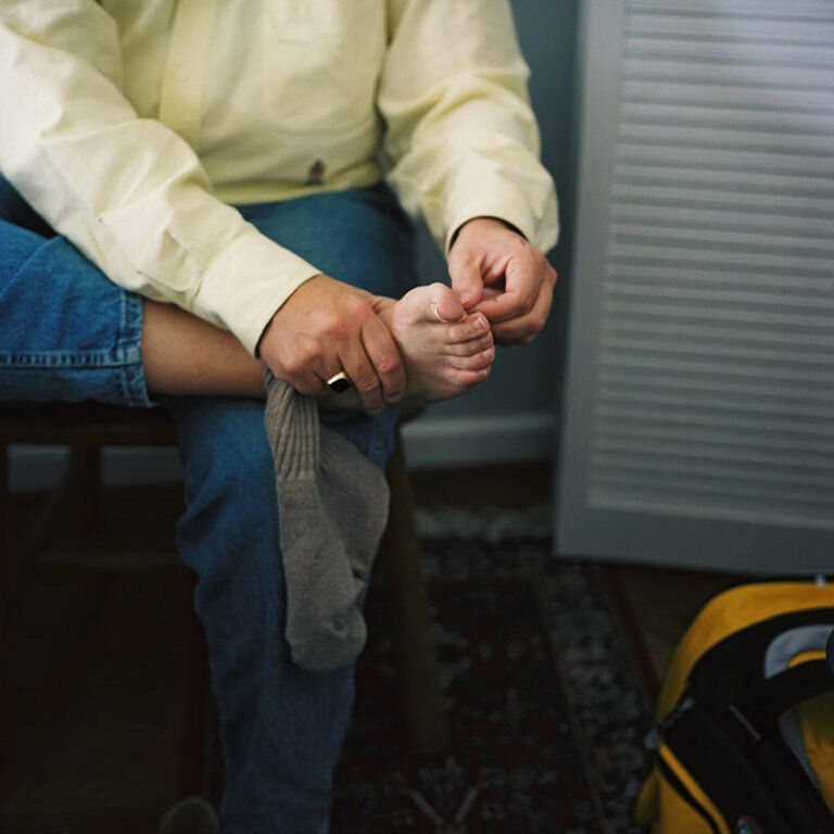 Papi's foot, 2004.jpg