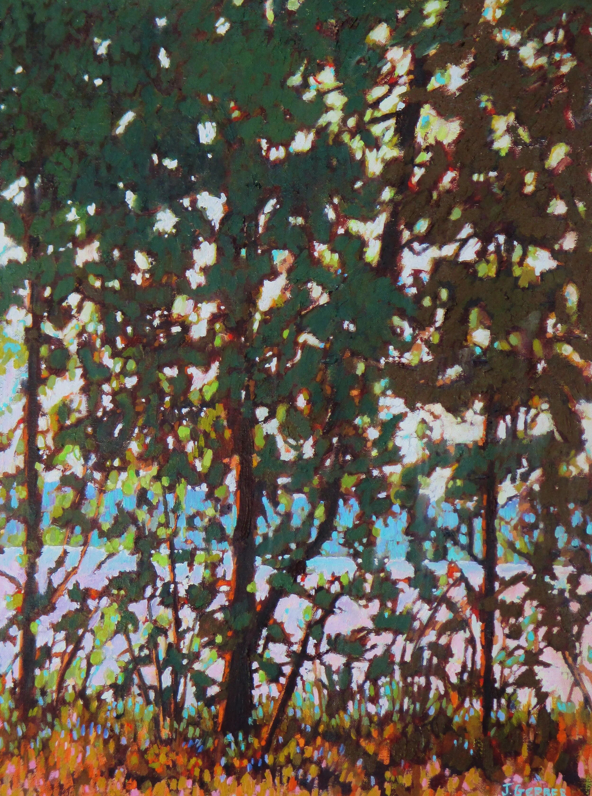 Through the Trees,  Oil on Canvas.JPG