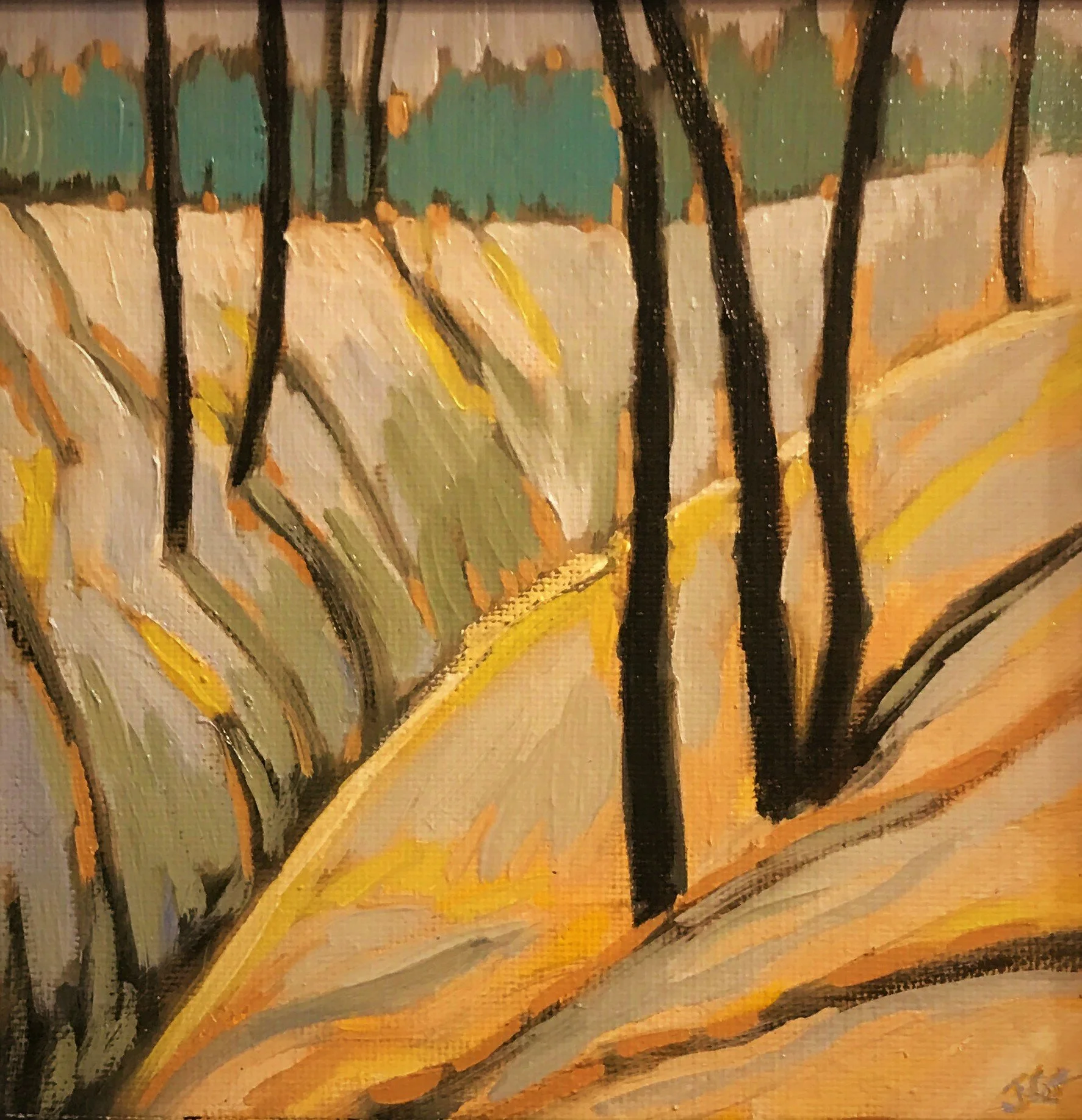 Woodland Shadows in Yellow.JPG