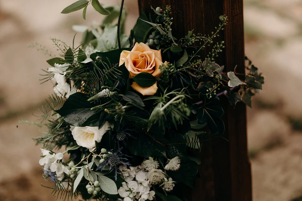 Catie + Jacob's Earthy, Organic Backyard Wedding