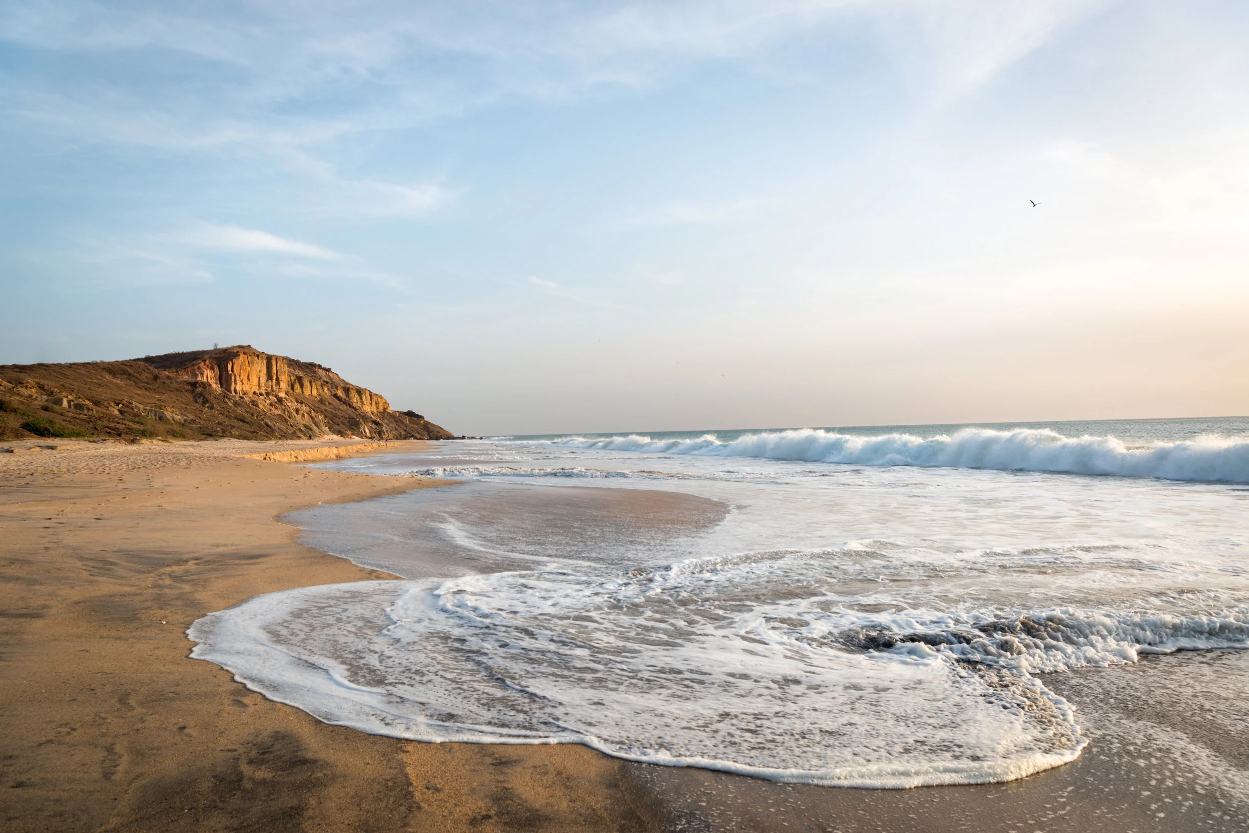 The beach at Popenguine, Senegal
