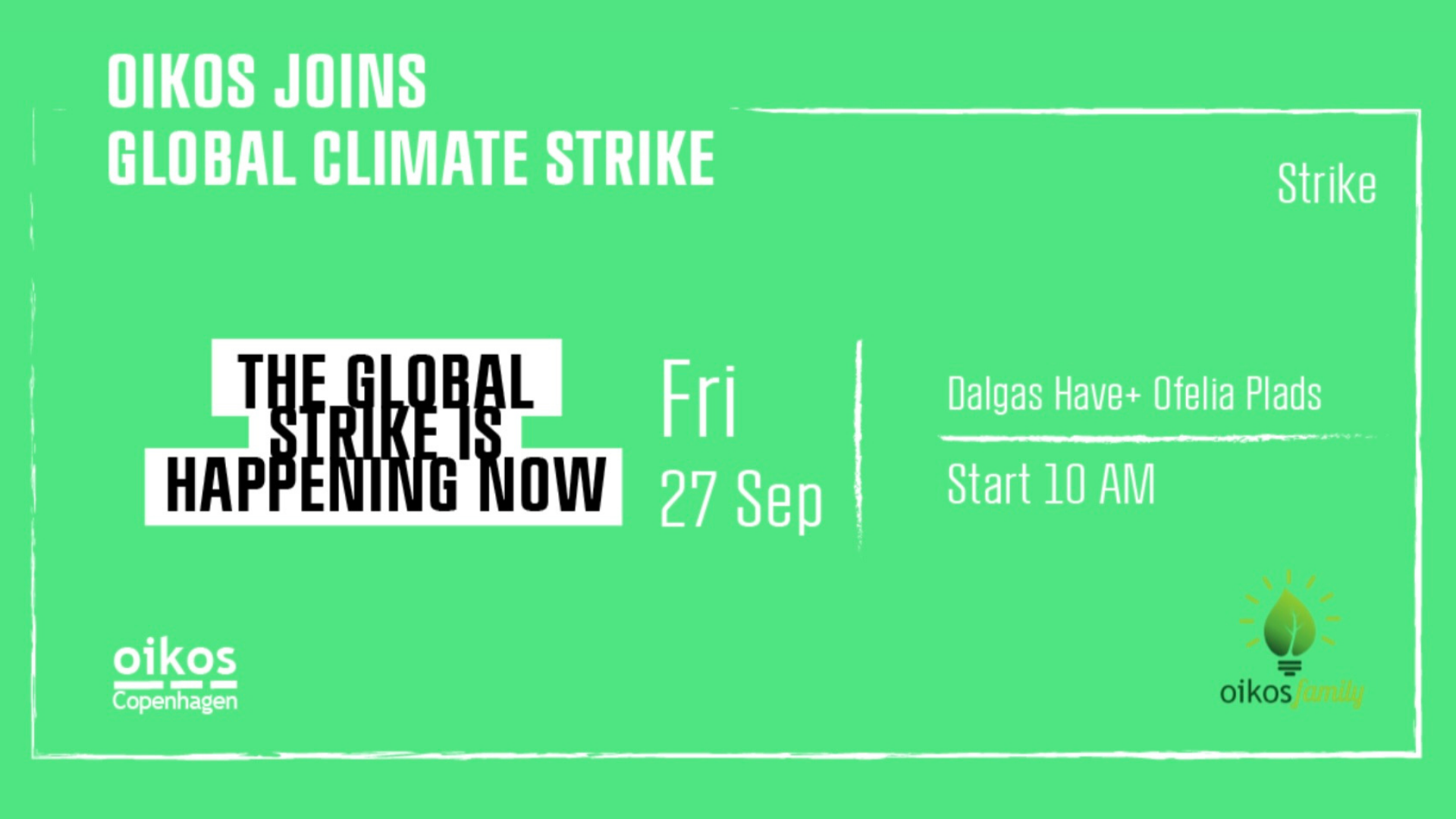 oikos joins Global Climate Strike