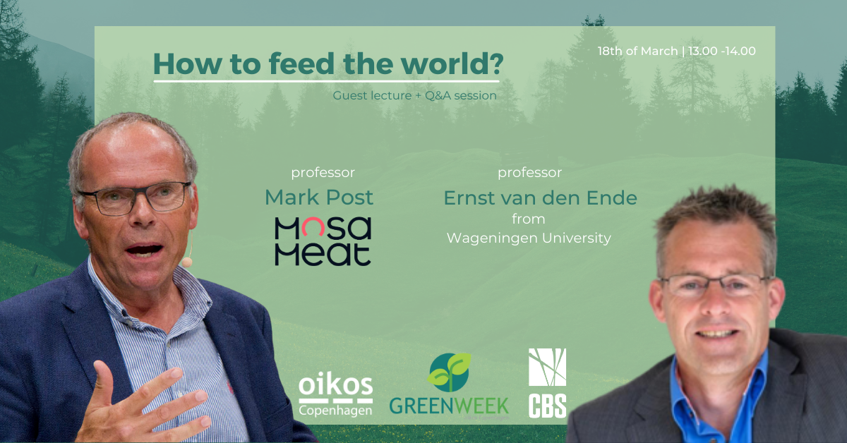 How to Feed the World |&nbsp;with Mosa Meat &amp; Ernst van den Ende