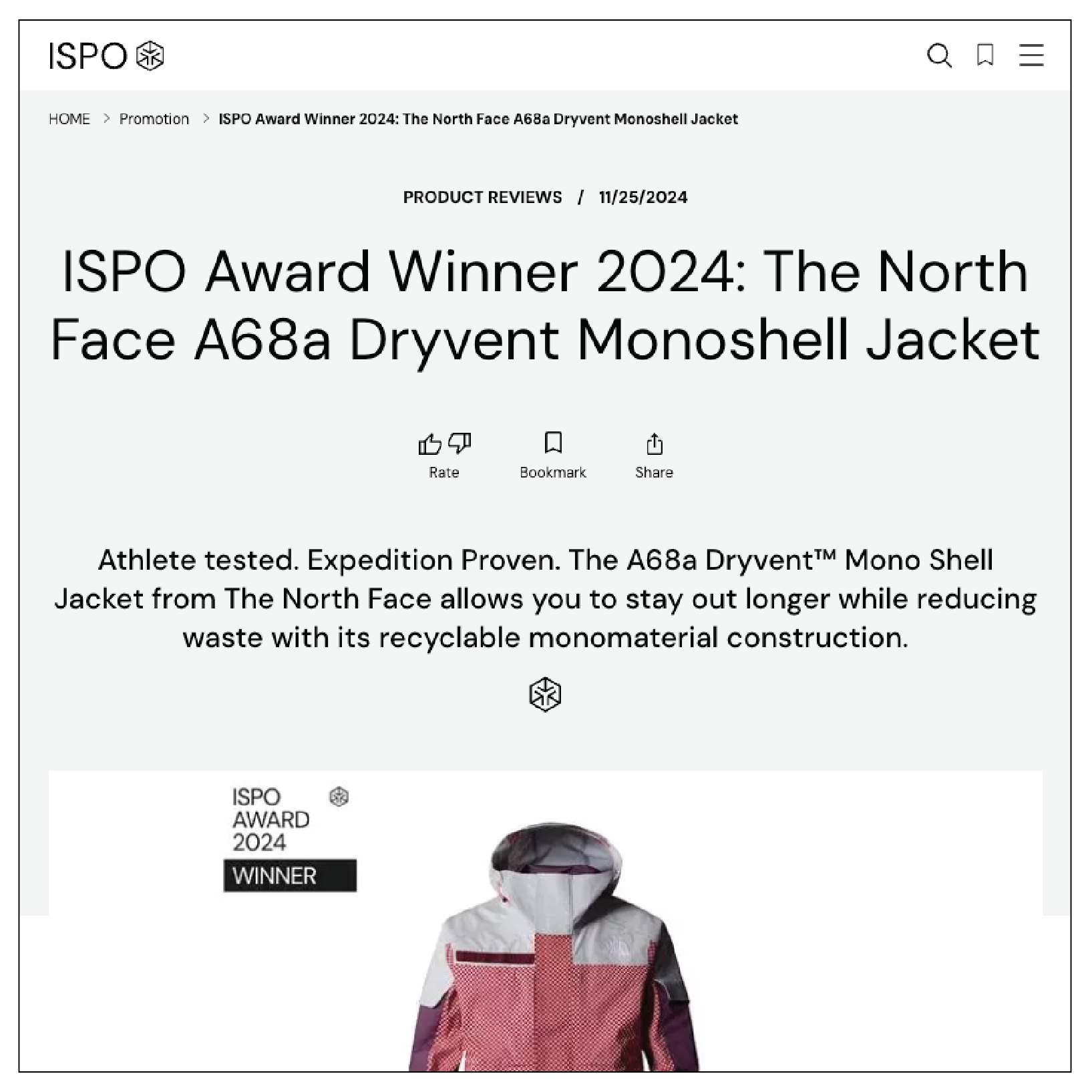 ISPO AWARD 2024