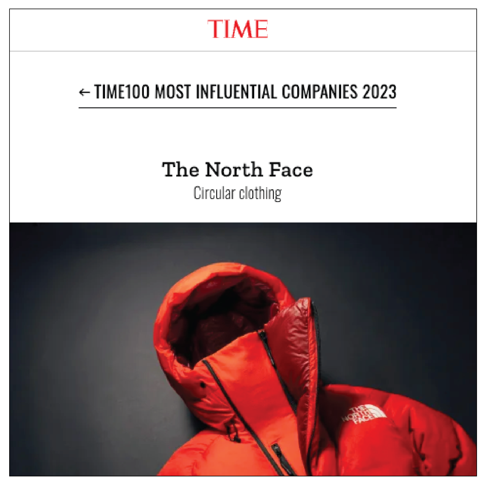 TIME100 MOST INFLUENTIAL COMPANIES 2023