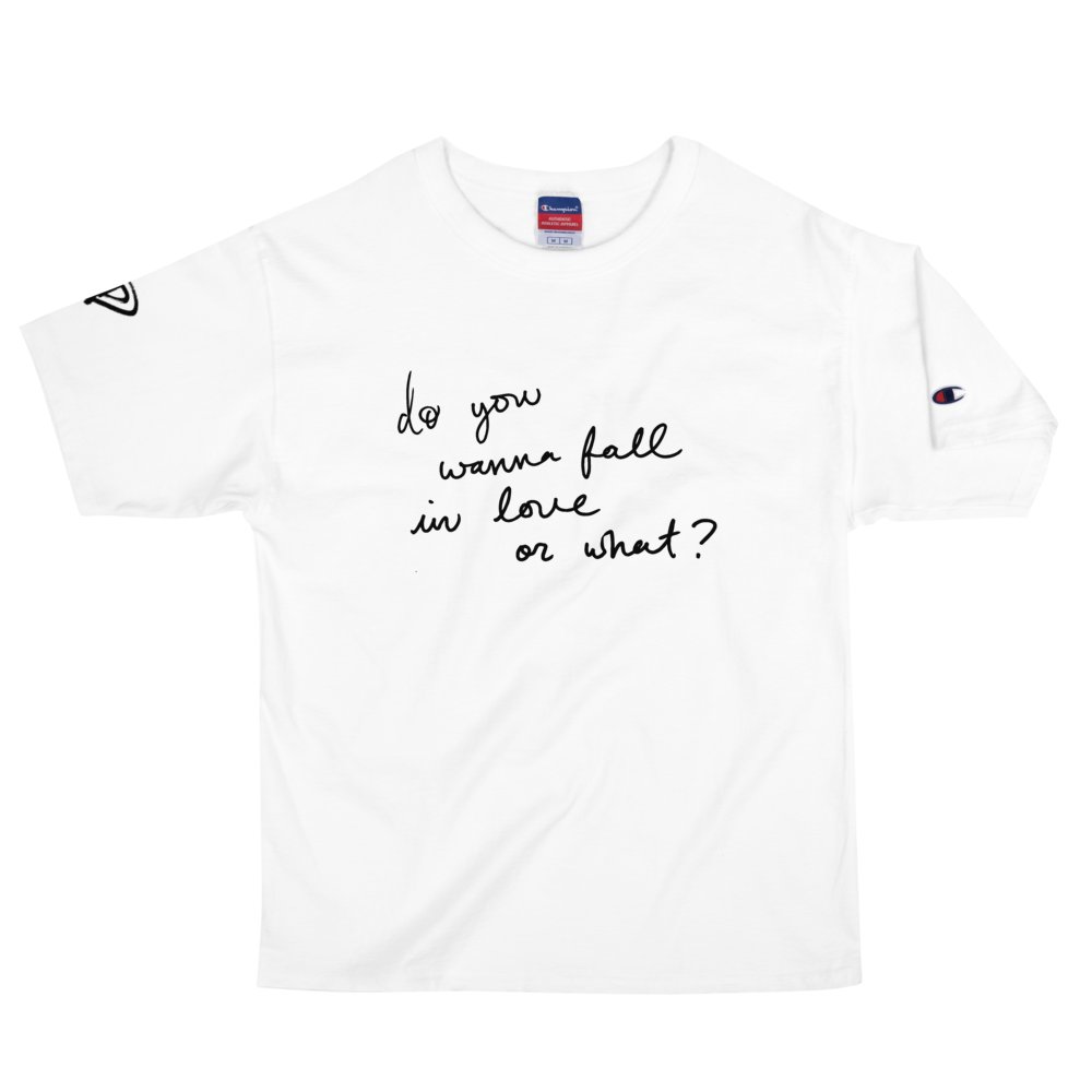 Do You Want to Fall in Love Champion Tee