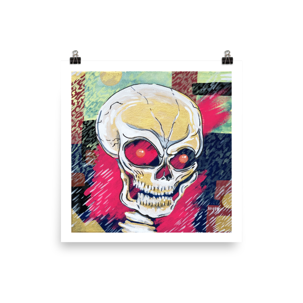 Bright Skull Print