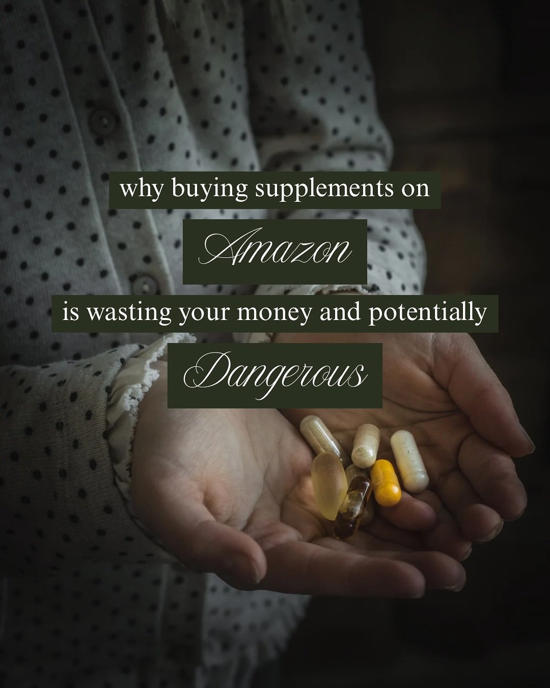 Y&rsquo;all, I am all for convenience. But at what cost? Slide 6 makes me cringe, if these things were found in a sample of 30 supplements from Amazon, what could be in the rest??

Do you purchase your supplements on Amazon?