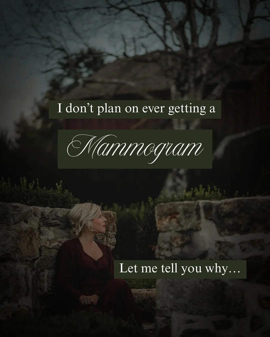 We need to be having conversations about mammography, friends. Informed consent is so important and can drastically change outcomes. As always, my heart is to educate, not judge a deeply personal decision to be made with a trusted, unbiased provider.