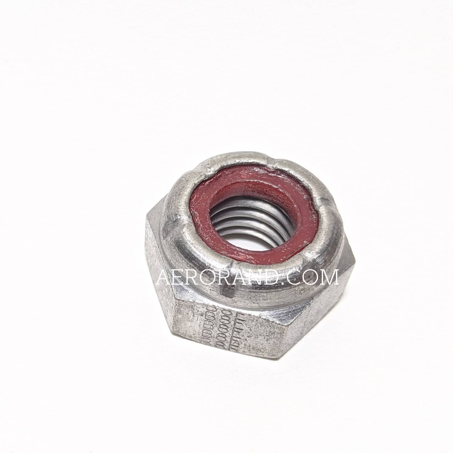 MS16228-8C is a self-locking hex nut. #MS16228 #aerorandllc #milspec #militaryhardware
