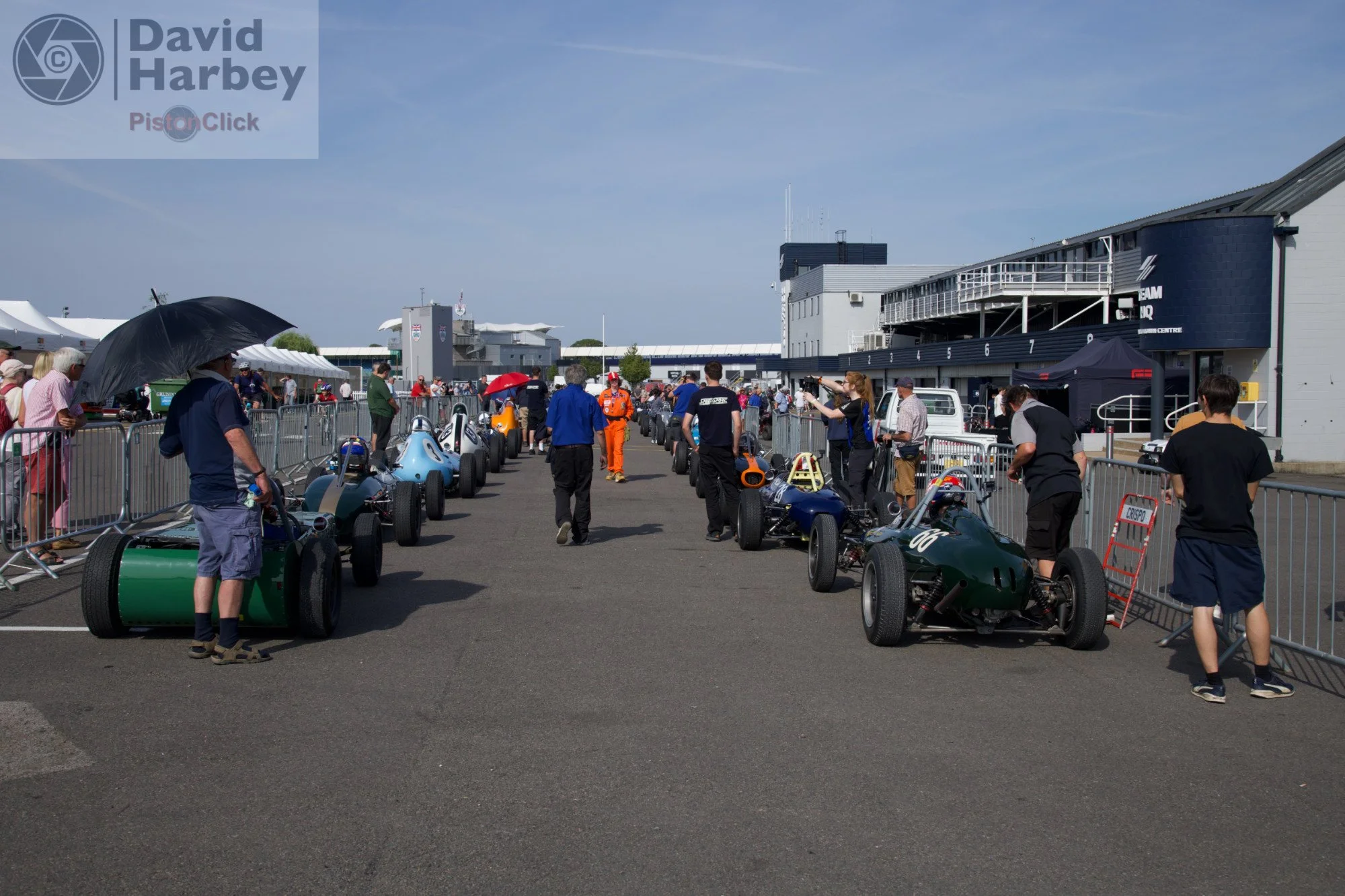 Assembly area BRDC Classic SIlverstone