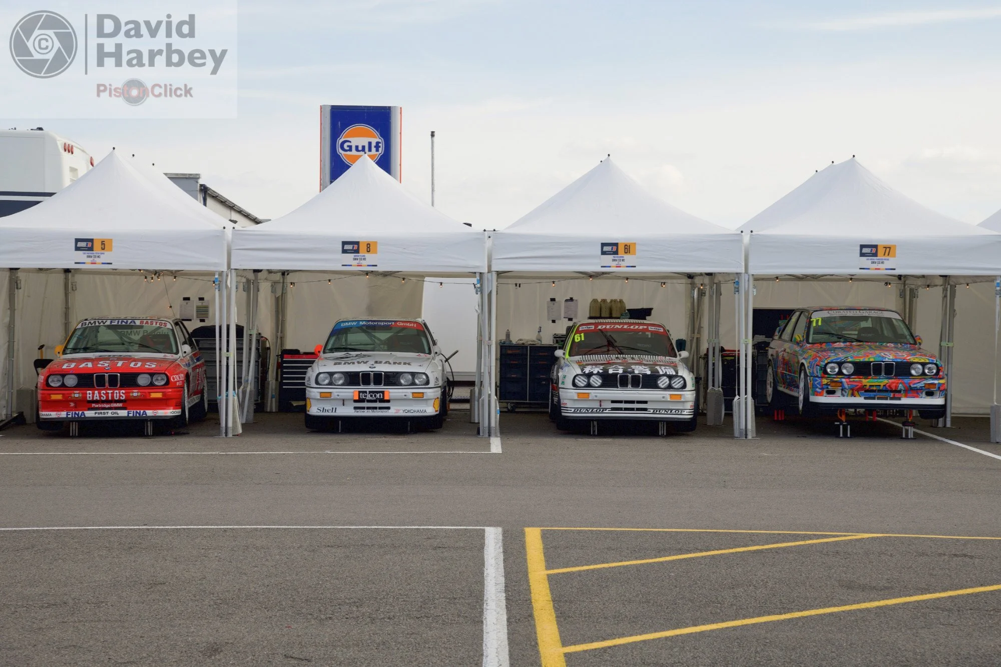 BMW M3 line up at BRDC Classic SIlverstone 2026