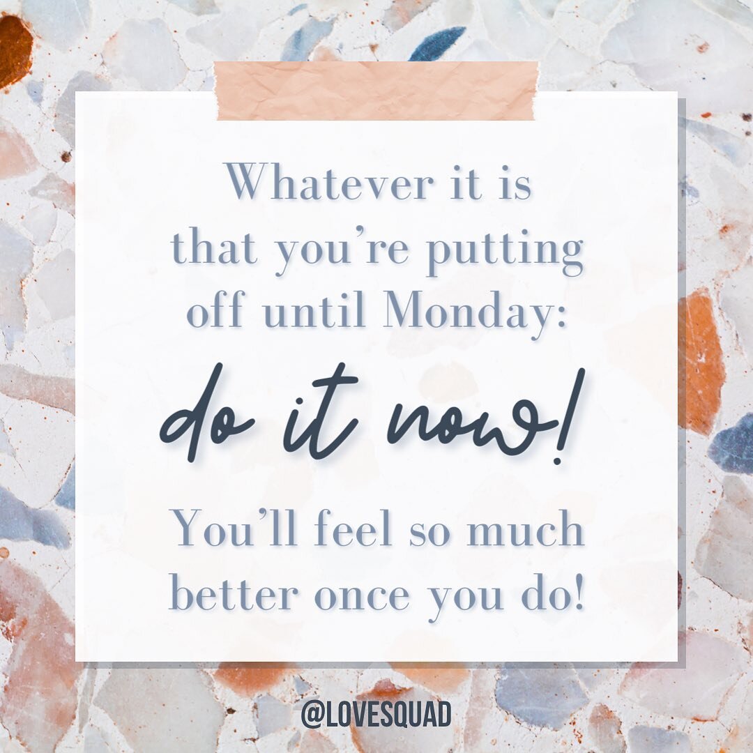 Consider this the motivation you&rsquo;ve been looking for to make today count👏🏽👏🏽

What have you been putting off? Drop a 💥 in the comments if you needed to hear this today!

#lovesquad #midweekmotivation #yesoryes