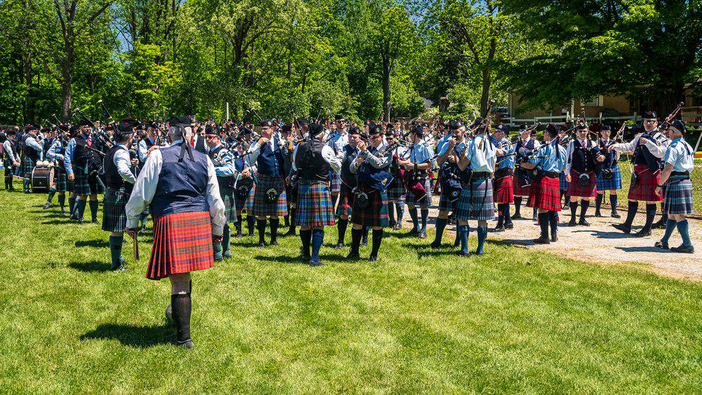 Georgetown Highland Games - Massed Bands