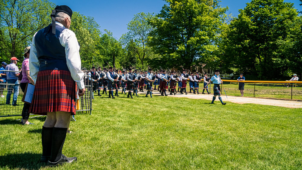 Georgetown Highland Games - Massed Bands