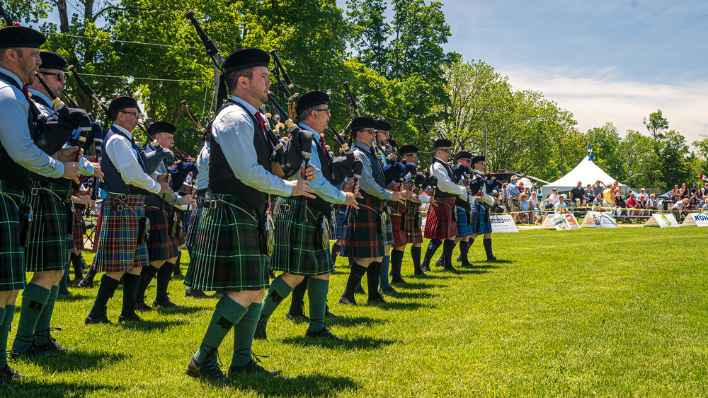 Georgetown Highland Games - Massed Bands