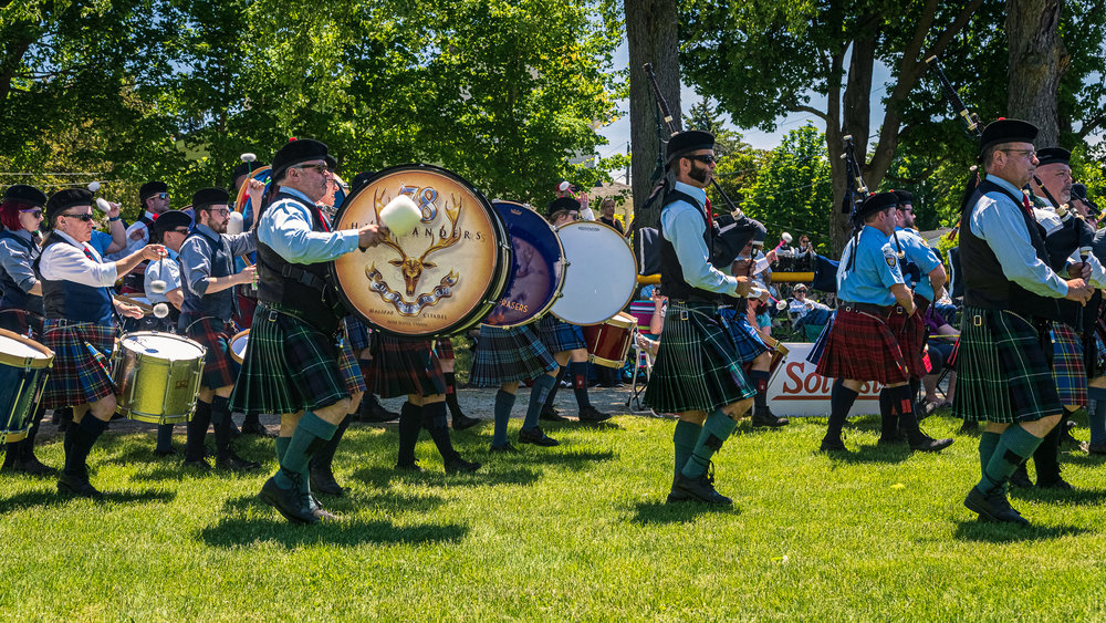 Georgetown Highland Games - Massed Bands