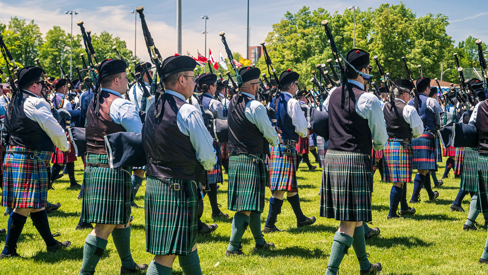 Georgetown Highland Games - Massed Bands