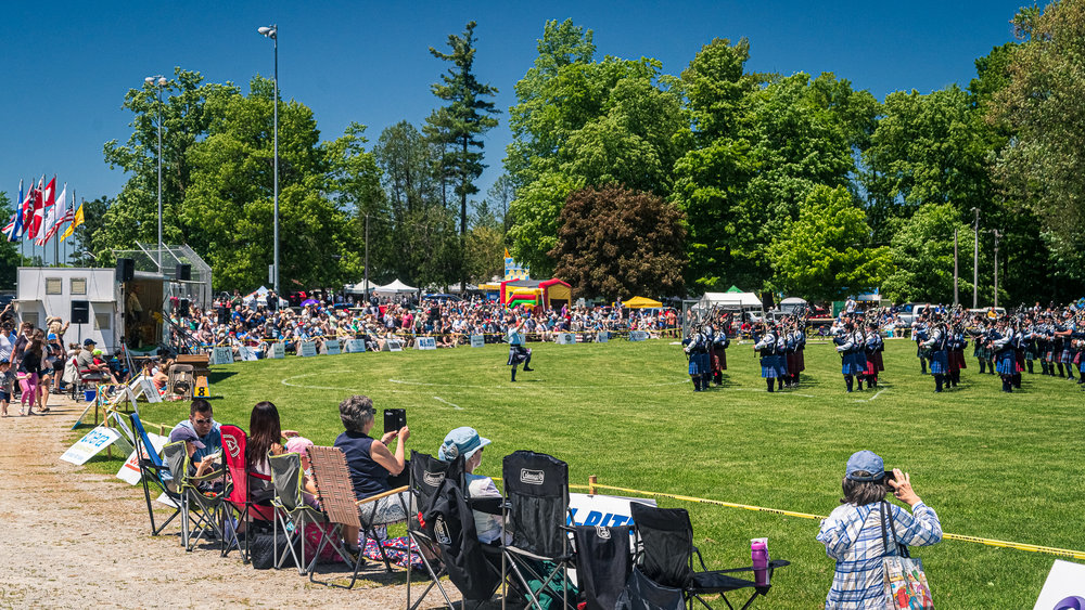 Georgetown Highland Games - Massed Bands