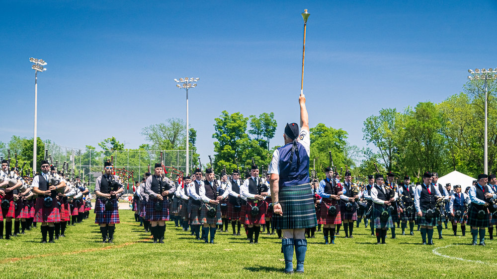 Georgetown Highland Games - Massed Bands