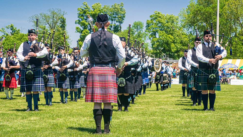 Georgetown Highland Games - Massed Bands