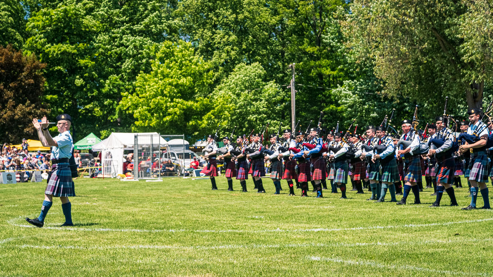 Georgetown Highland Games - Massed Bands