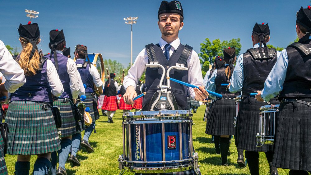 Georgetown Highland Games - Massed Bands