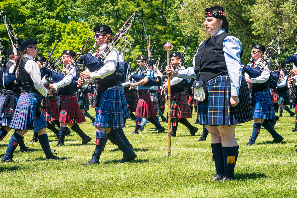 Georgetown Highland Games - Massed Bands