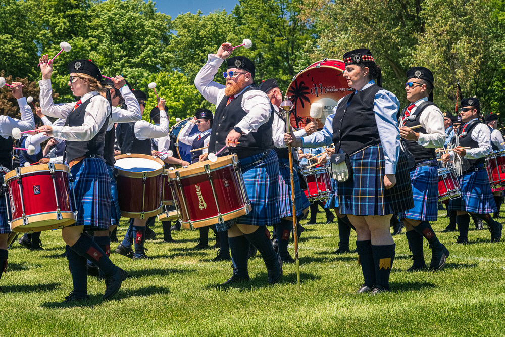 Georgetown Highland Games - Massed Bands