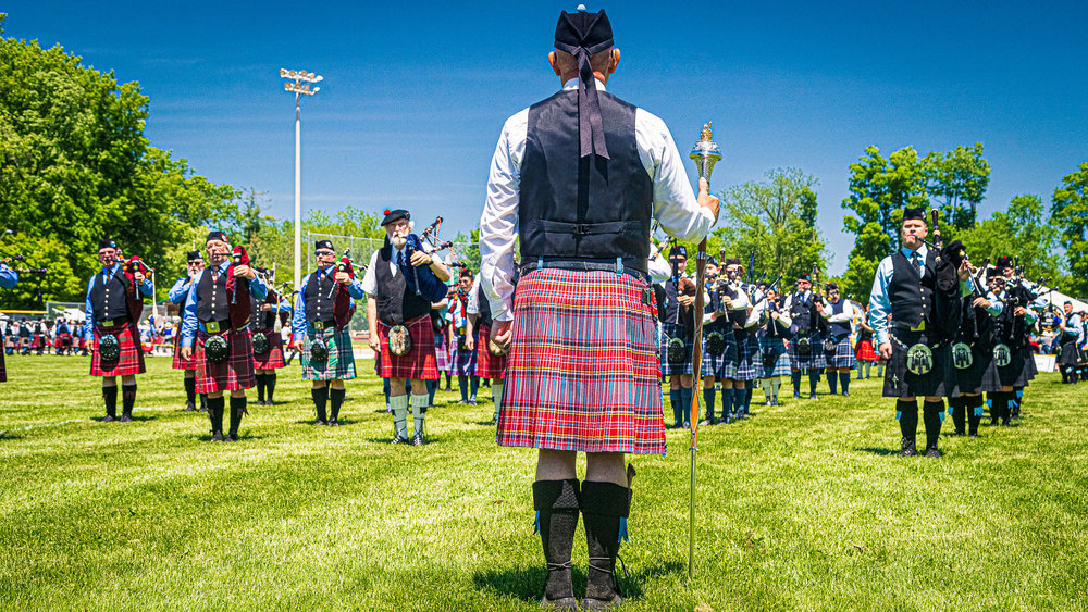 Georgetown Highland Games - Massed Bands