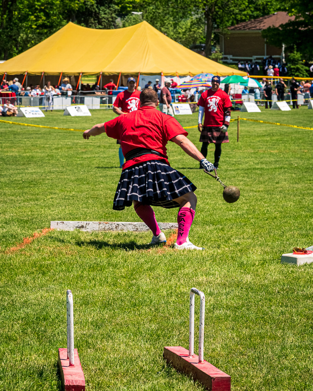 Georgetown Highland Games - Heavies Competitors