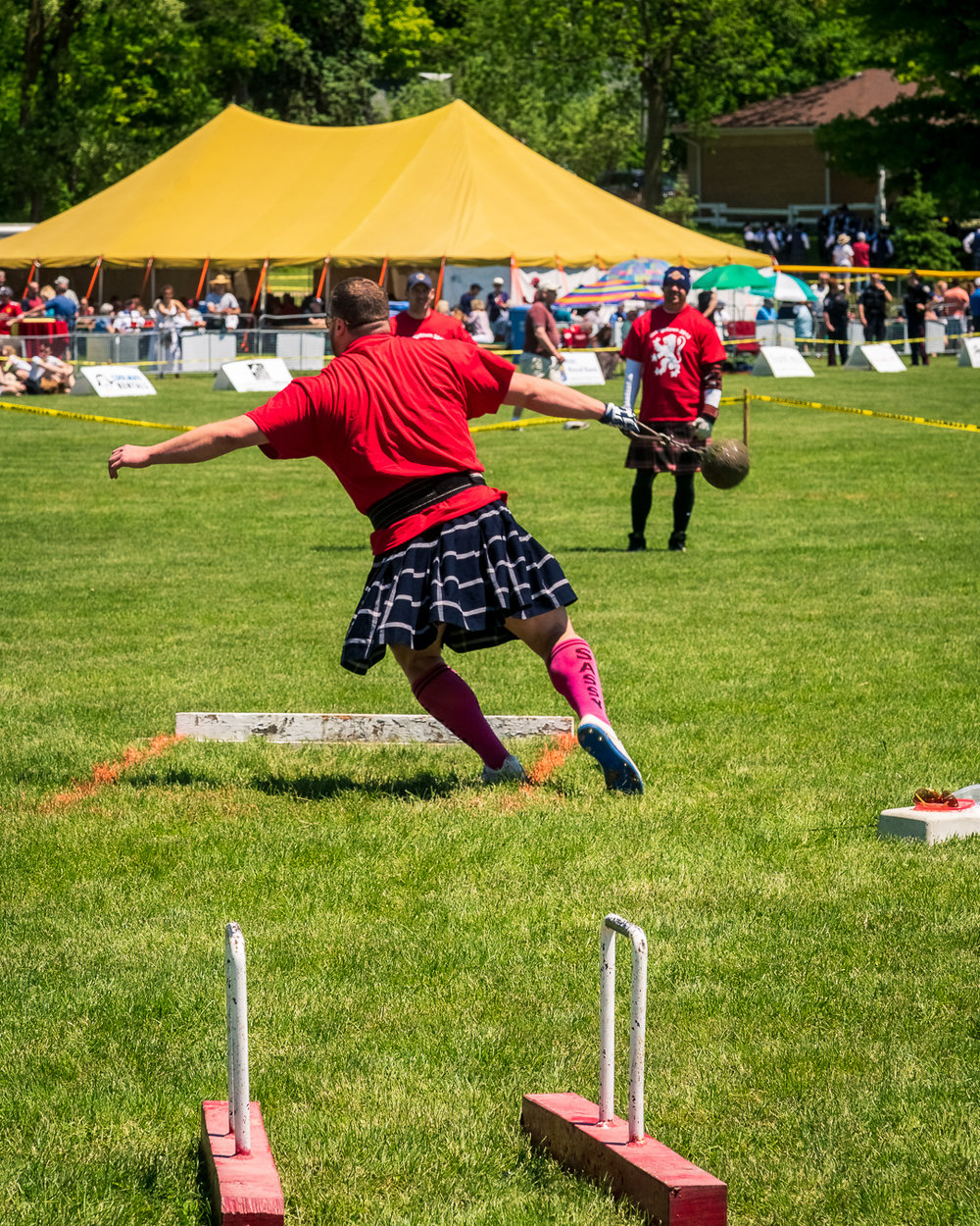 Georgetown Highland Games - Heavies Competitors