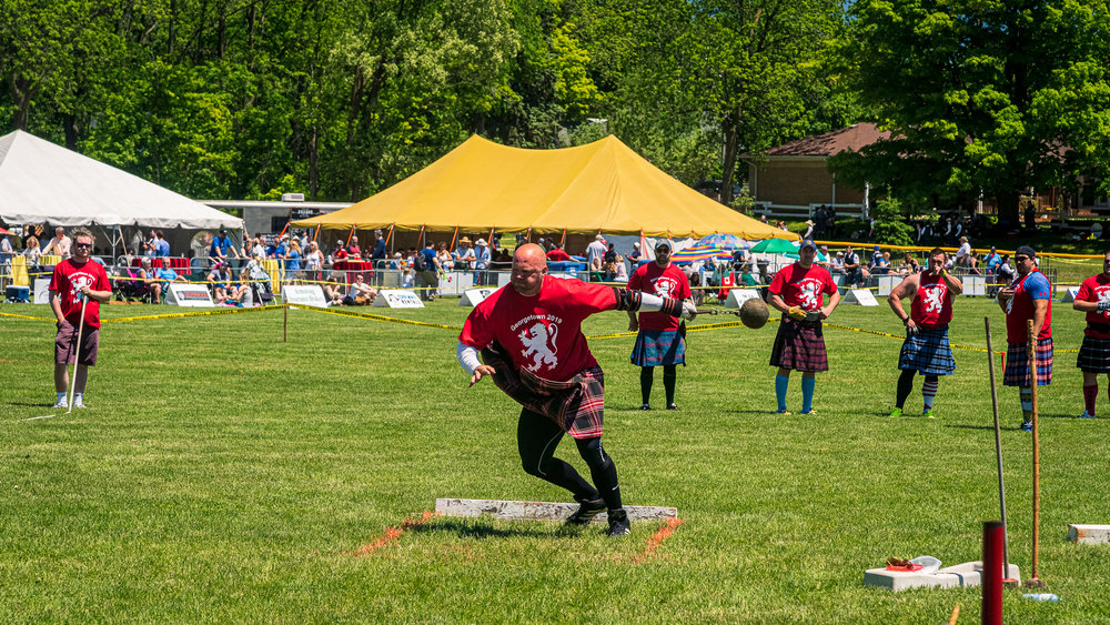 Georgetown Highland Games - Heavies Competitors