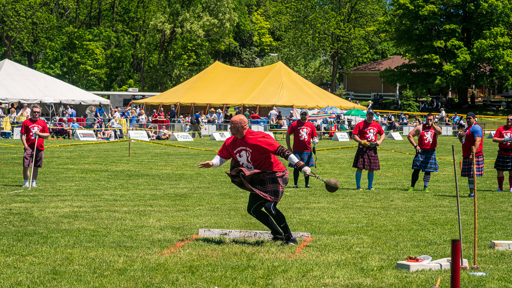 Georgetown Highland Games - Heavies Competitors