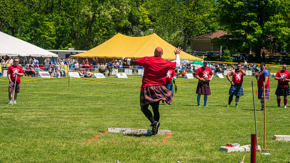 Georgetown Highland Games - Heavies Competitors