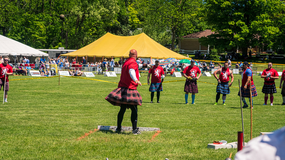 Georgetown Highland Games - Heavies Competitors