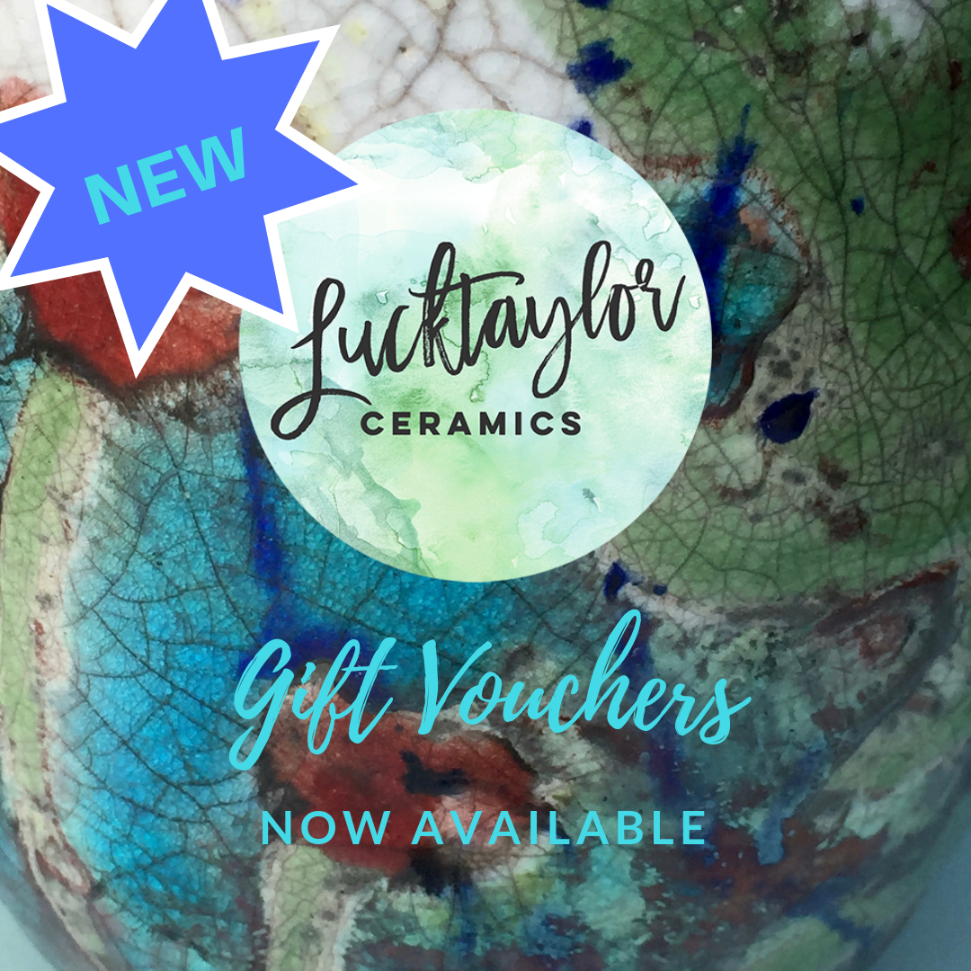 Gift vouchers are available in my online store and can be used for courses as well as pots!