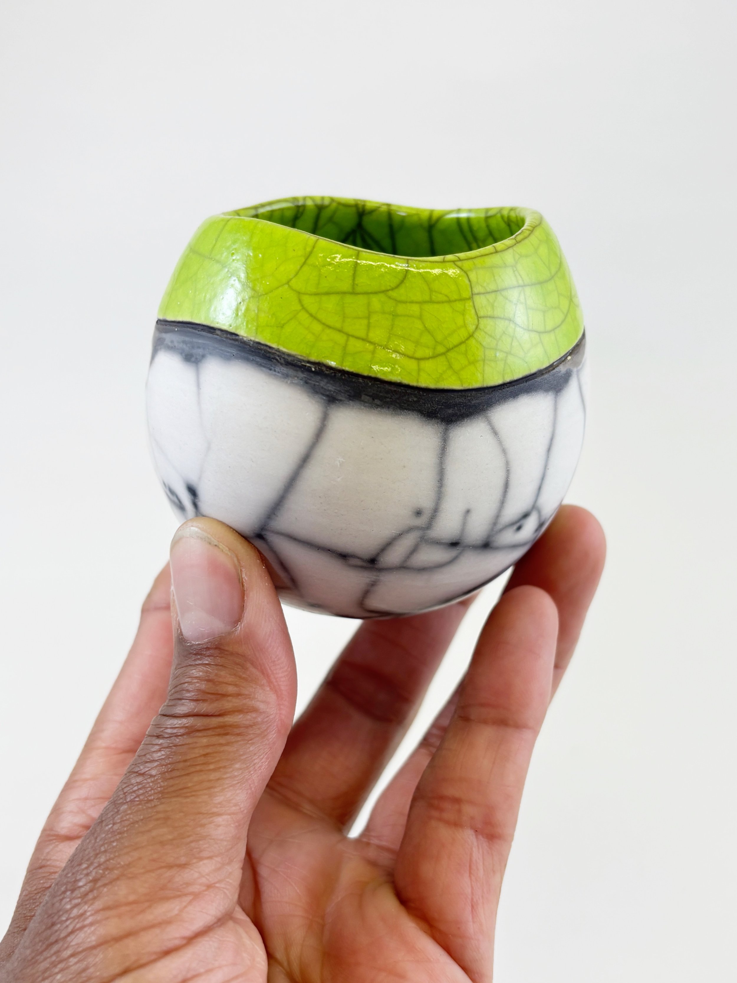 Mini Sea and Cliffs 9 in Lime Green