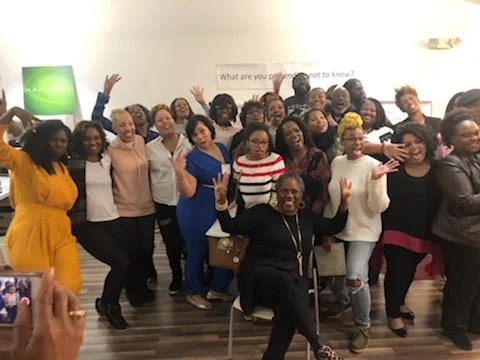 Sylvia High with the Game Changer February 2019 Graduates