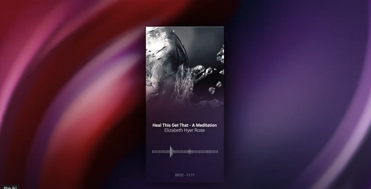 Heal This Get That - A Meditation