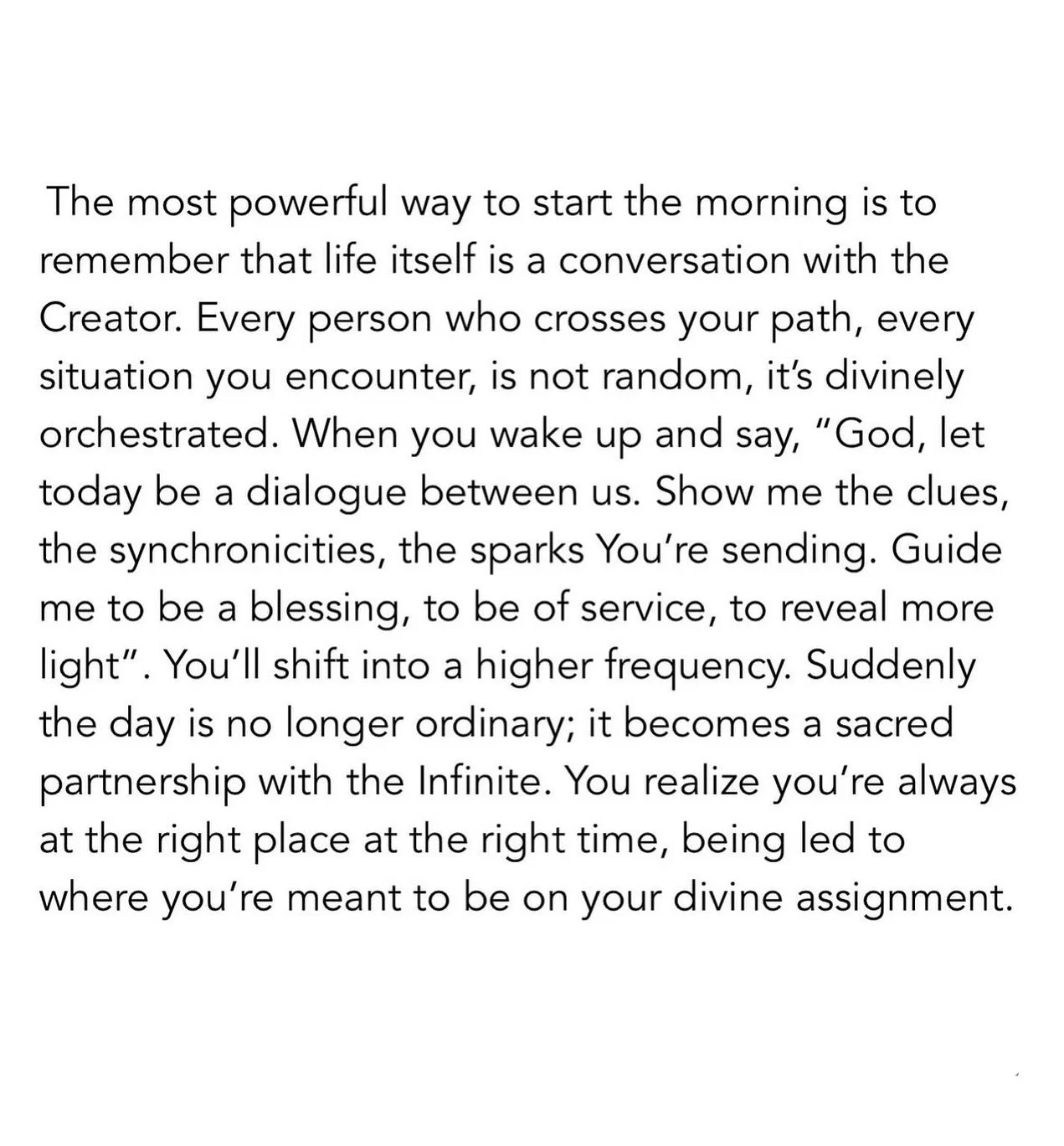 There are no accidents✨ when you look at life through this lens, how can life be boring, sad, etc, etc? 🤍
Credit to @cathy.heller for these beautiful words & perspective