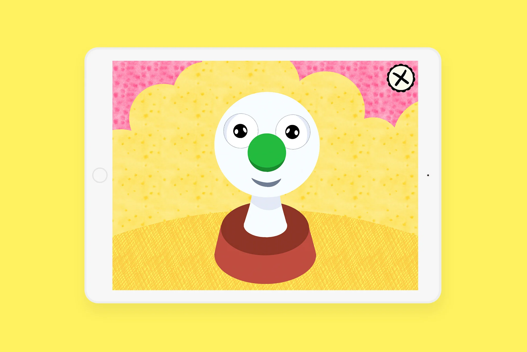 The brand character Buu Stamp has his own Talking Buu game. He can listen and repeat. And fart, among other things.